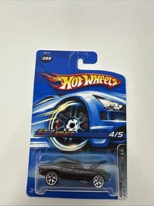 Hot Wheels Motown Metal ‘67 Camaro Diecast Car #089 Black #4/5 Flames New - Picture 1 of 3