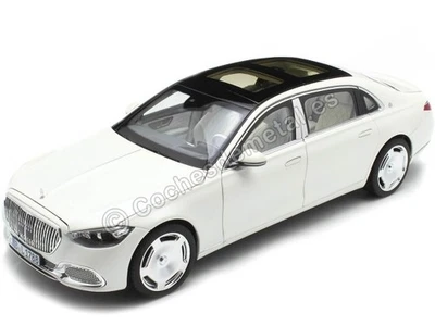 2021 Mercedes-Maybach S680 4Matic V12 (X223) Blanco Diamante Metalizado 1:18 Nor - Photo 1/4