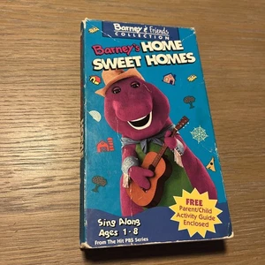 BARNEY & Friends Collection Barney’s Home Sweet Homes (VHS, 1993) Activity Guide - Picture 1 of 3