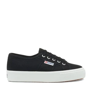 Superga 2750-BLACK-WHITE Sneakers Uomo Nero PE25 - Imagen 1 de 5