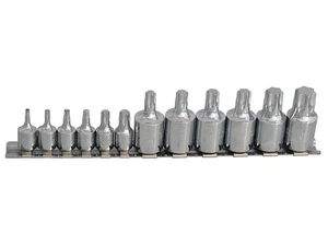 BlueSpot Tools Mixed Drive TORX Socket Set, 12 Piece B/S01551 - Picture 1 of 2