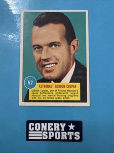 1963 Topps Astronauts Gordon Cooper Gordon Cooper ASTRONAUT Card #52 NM - Picture 1 of 6