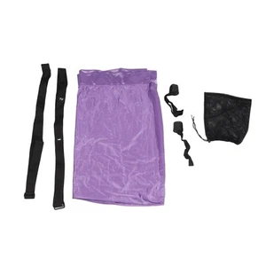 (Purple Free Size)Aerial Strap Elastic Strong Bearing Capacity Folding Leg DOB - Picture 1 of 5