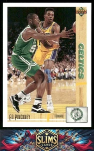 1991-92 Upper Deck Boston Celtics Ed Pinckney #129 - Imagen 1 de 2