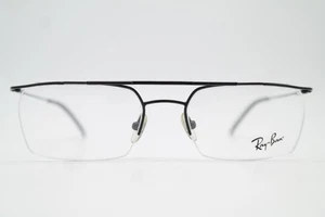 Occhiali Vintage Ray Ban RB 8121 2509 Nero Montatura Semifilo - Foto 1 di 6