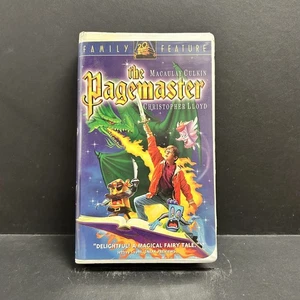 THE PAGEMASTER VHS (1993 dir. Joe Johnston) Fantasy ADVENTURE Macaulay Culkin - Picture 1 of 3