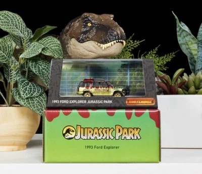 Matchbox 1993 Ford Explorer Jurassic Park 2022 Mattel Creations RLC Exclusive - Image 1 of 4
