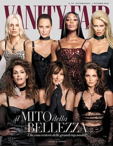 NAOMI Schiffer SEYMOUR Carla Bruni TURLINGTON Vanity FAIR Magazine October 2023 - Picture 1 of 2