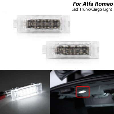 White LED Trunk Luggage Door Glove Box Light For 2016- Alfa Romeo Giulia Stelvio - Изображение 1 из 4