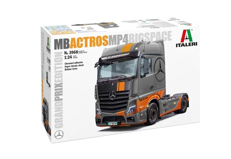 Italeri 3968 - Mercedes Benz Actros MP4 Big Spazio Grand Prix Edition Plastica