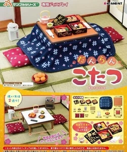 Re-ment Dollhouse Miniature Japanese Heating Table Kotatsu Set Dining Room - Picture 1 of 4
