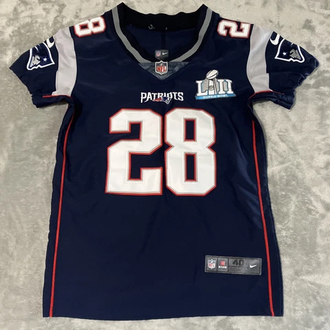 New England Patriots James White Nike Jersey Size 40 Medium Onfield #28 Cover
