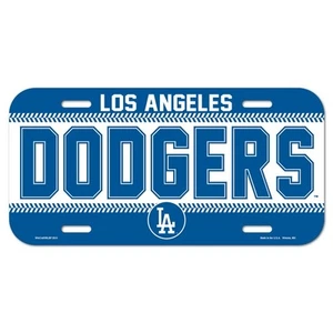 LOS ANGELES DODGERS 6"x12" OFFICIAL LOGO LICENSE PLATE CAR BRAND NEW WINCRAFT - Picture 1 of 1