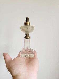 Antique c.1880 Miniature Oil Lamp Cigar Lighter - Picture 1 of 9