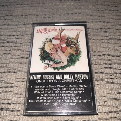 Kenny Rogers & Dolly Parton -Once Upon A Christmas- 1984 RCA ASK1-5307 -Cassette Foto 1 de 3