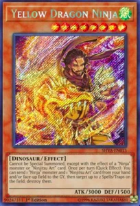 Yellow Dragon Ninja SHVA-EN013 Secret Rare 1st Edition NM Yugioh DNA GAMES - Picture 1 of 1