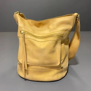 Borsa a tracolla C&C California marrone vera pelle morbida stile boho borsa - Foto 1 di 12