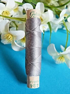 877BBIS Superb Natural Silk Bobbin Gutermann Silk Laska Gray No. 494 - Picture 1 of 1
