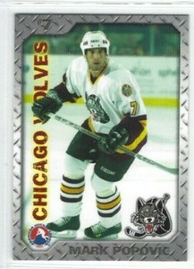 2005-06 Chicago Wolves (AHL) Mark Popovic
