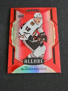 2020-21 UPPER DECK ALLURE MACKENZIE ENTWISTLE #141 RED RAINBOW ROOKIE RC - Picture 1 of 2