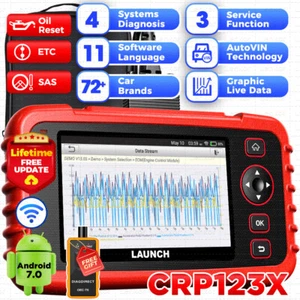LAUNCH CRP123X OBD2 Scanner ABS SRS Codeleser Check Motor Auto Diagnosegerät - Bild 1 von 20