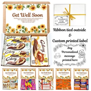 Personalisierter Briefkasten SCHOKOLADE BALD GESUND Süßigkeiten Geschenk Schokolade Geschenkbox - Bild 1 von 29