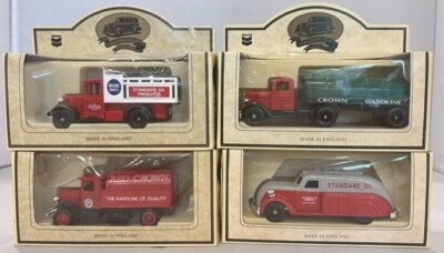 Lledo LOT OF (4) Chevron Red Crown Commemorative Models 1993 Never Out Of Boxes  - Image 1 of 4