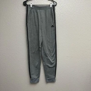 Adidas Boys’ Tricot Jogger Pants in Gray & Black Size XL (18-20) - Picture 1 of 5