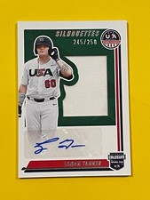 2022 USA Stars & Stripes Silhouette Signature Material Jersey Logan Tanner /250