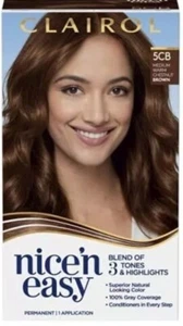 Clairol Nice'n Easy Hair Color *#5CB Medium Warm Chestnut Brown* R7P2b - Picture 1 of 1
