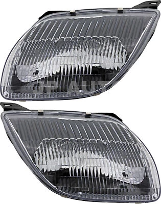 For 1995-2002 Pontiac Sunfire Headlight Halogen Set Driver and Passenger Side - Image 1 of 4