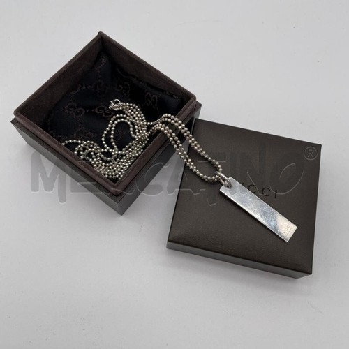 COLLANA GUCCI INTERLOCKING TARGHETTA