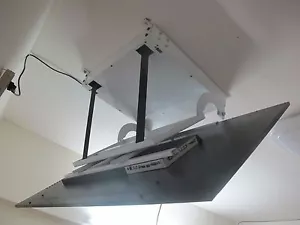 32”-70” Adjustable Size TV Ceiling Rack Electric Hanger Lifter Remote Control - Picture 1 of 10