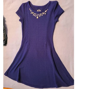 So Authentic American Heritage Fit & Flare Dress Girls Sz Medium Rhinestone (KK) - Picture 1 of 8