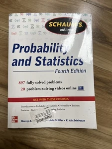 Schaum's Outline of Probability and Statistics, 4th Edition: 897 Solved Problems - Bild 1 von 3