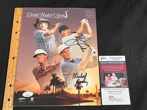 Nick Faldo Elkington Bradley Signed 99' Doral Ryder Open Program JSA COA AA10824 - Picture 1 of 3