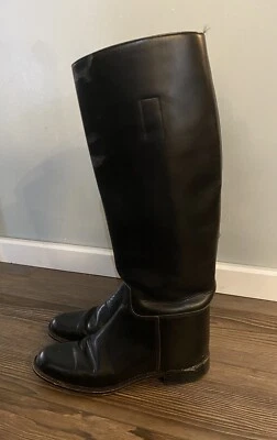 Ladies Marlborough Equestrian Riding Boots Size 6.5B Made In England - Image 1 of 4