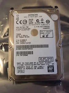 Hitachi Travelstar 5K750 750GB 2.5 inch HDD - Picture 1 of 1