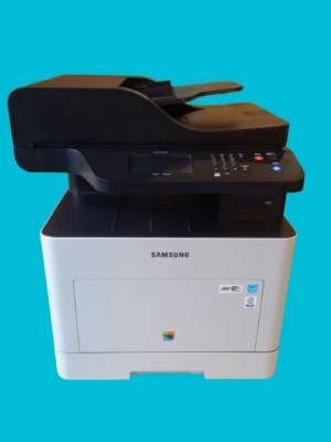 SAMSUNG CLX-6260FW Farblaserdrucker Duplex W-Lan unter 11200 Seiten inkl. Toner - Bild 1 von 4