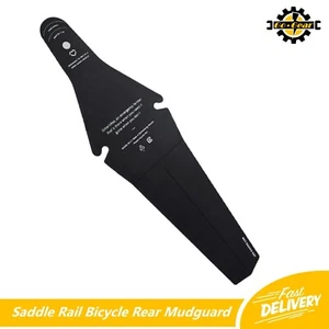 BIKE MUDGUARD Road MTB Hybrid Saddle Rear Black Fender Cover Bicycle - Picture 1 of 5