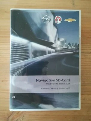SD Karte Navigation OPEL CHEVROLET NAVI 600 DEUTSCHLAND 2016/2017 Opel Navi 600 - Bild 1 von 4
