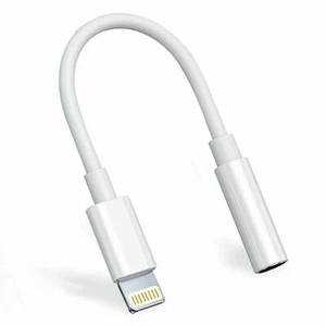 For iPhone to 3.5mm Audio Adapter Headphone Jack Aux For iPhone 13 12 11 X 8 7 - Picture 1 of 8