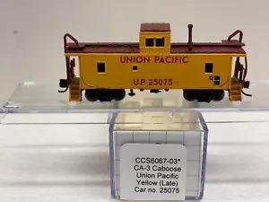 N Scale Centralia Car Shops CCS6067-03 Union Pacific CA-3 UP 25075 Caboose Late - Picture 1 of 4