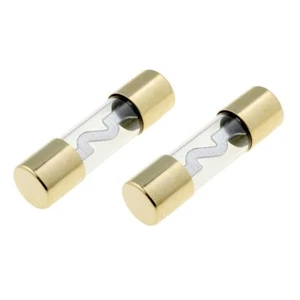 2x Fusibile Vetro Auto Placcato Fusibile 60A per Amplificatore di Potenza - Foto 1 di 1