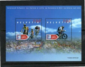 SWITZERLAND MNH 2004 MS1600 CYCLING - Picture 1 of 1