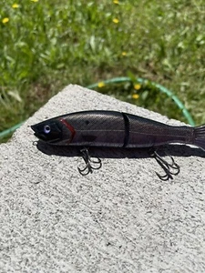 Custom Glide Bait S Waver 168 Style Copper Purple Ghost - Picture 1 of 5