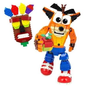 Crash Bandicoot + Masque ¤ Jeu de construction 1027 Piéces ¤ NEUF + PDF - Picture 1 of 5