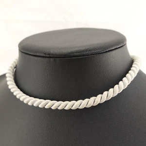 ⭐ Pierre Lang Halskette Collier Anhänger Strick Kette Perle Magnet Silber 88 ⭐ - Bild 1 von 3