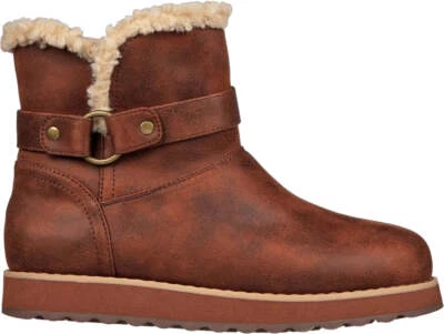 Skechers Keepsake 2.0 WIDE FIT Womens Walking Boot Brown Offroad Hiking Shoes - Image 1 of 4