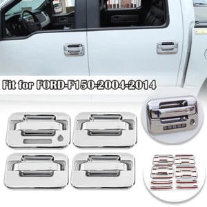 4X For 2004-2014 Ford F150 FX2 FX4 Chrome 4 Door Handle Covers Trim With Key Pad - Picture 1 of 9
